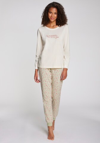 LASCANA Pyjama in Beige