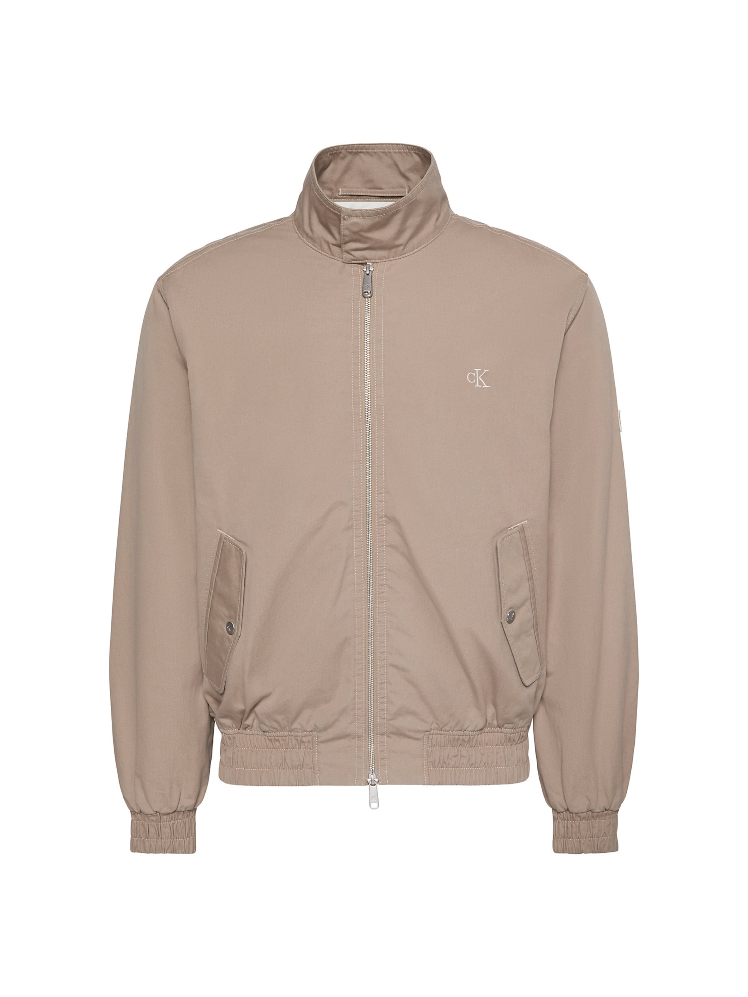 Calvin Klein Jeans Between-Season Jacket in Beige: front