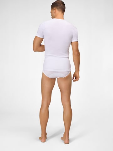 Ammann Shirt ' Organic Doppelripp ' in Wit