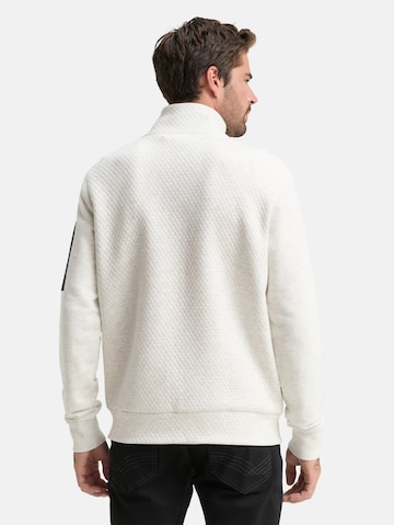 Sweat-shirt TOM TAILOR en blanc