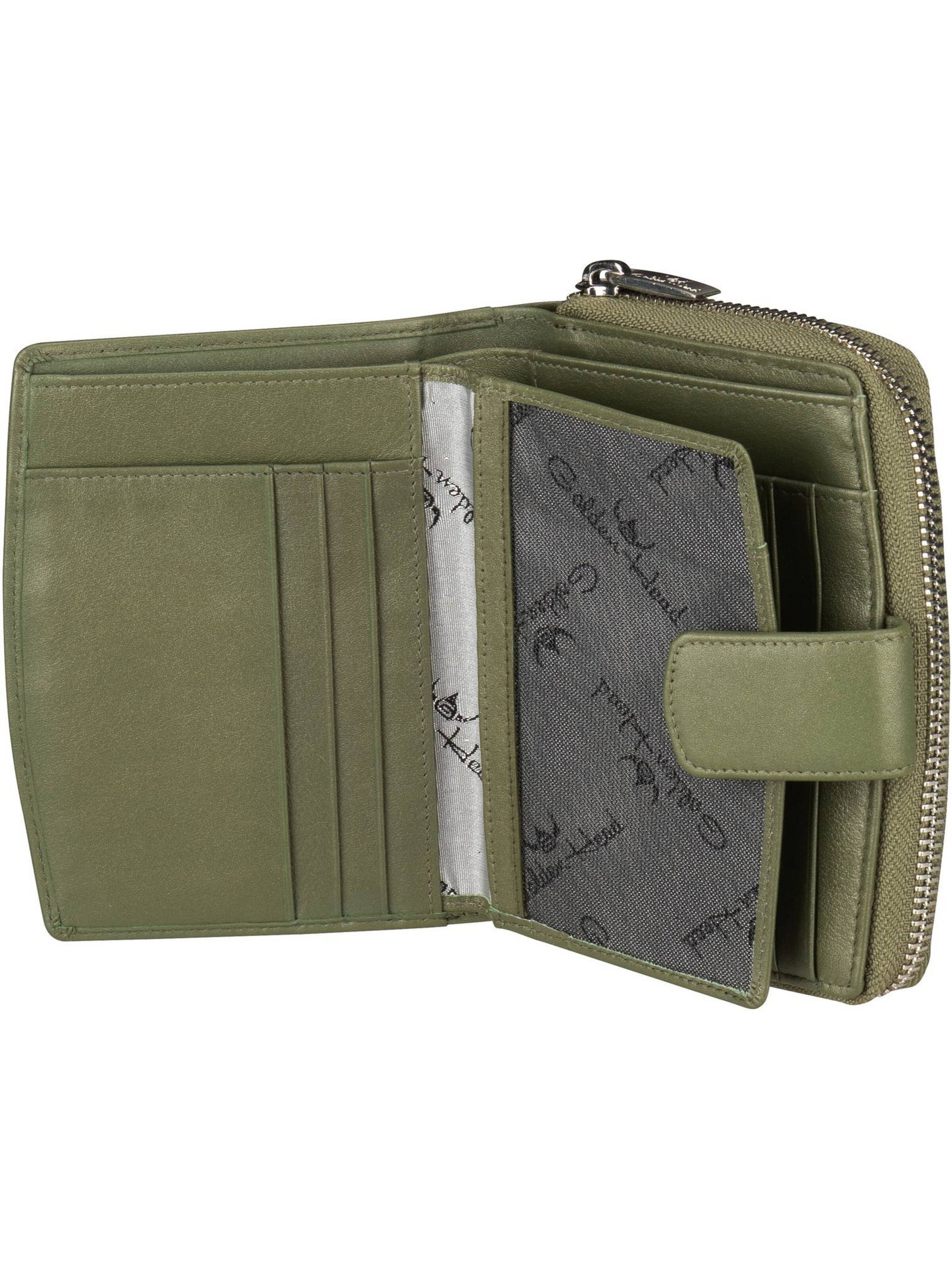 Portamonete 'Valencia' di GOLDEN HEAD in verde