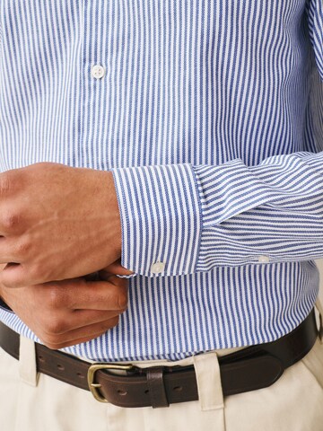 Next Slim fit Button Up Shirt in Blue