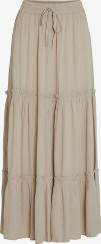 VILA Skirt in Beige: front