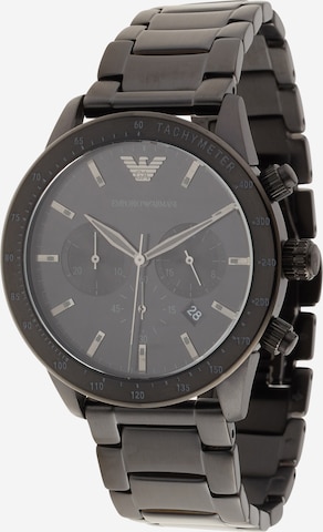 Orologio analogico di Emporio Armani in nero: frontale