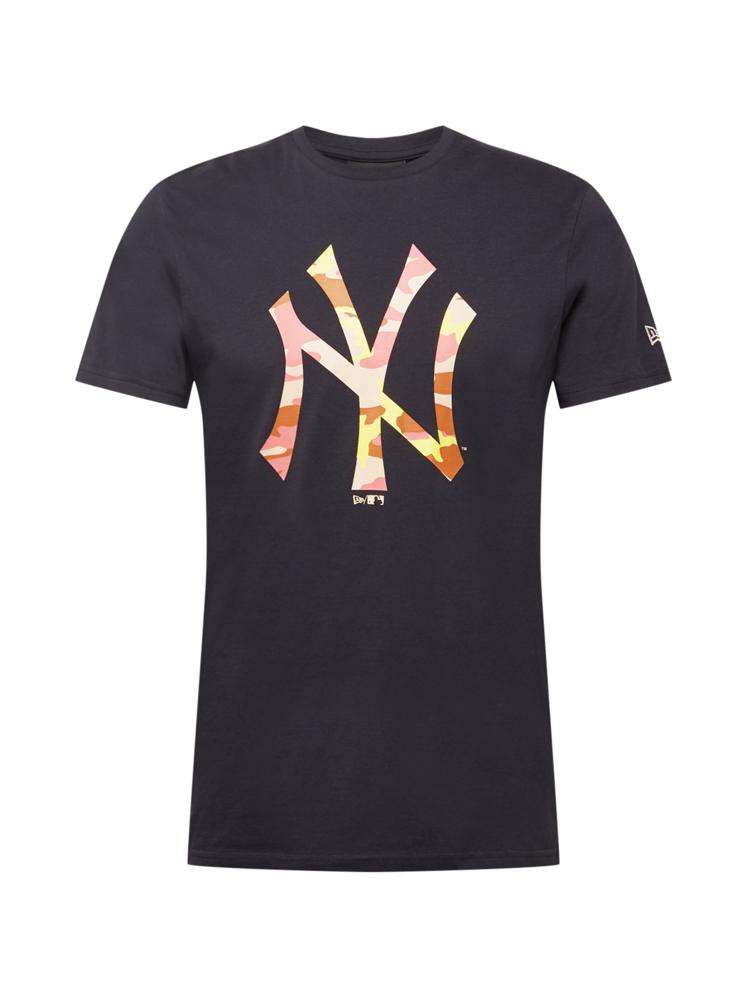 NEW ERA Shirt 'New York Yankees' in Blauw: voorkant