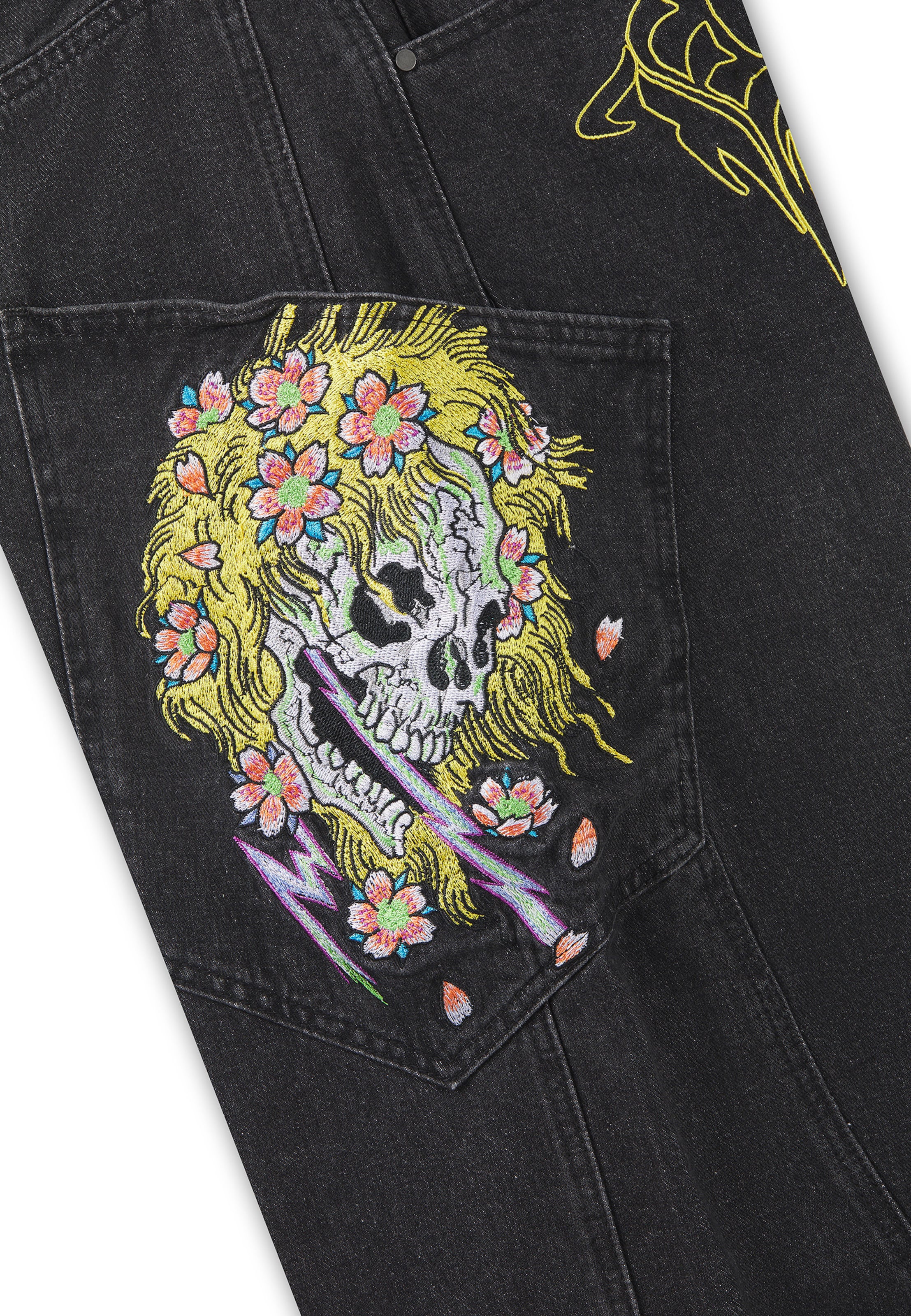 Ed Hardy Barrel Farmer 'Gothic Skull' - fekete
