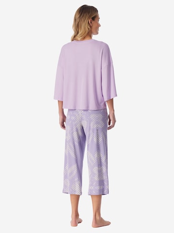 SCHIESSER Pyjama ' Modern Nightwear ' in Lila