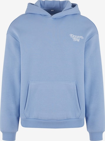 Felpa 'Up And Beyond' di MT Upscale in blu: frontale