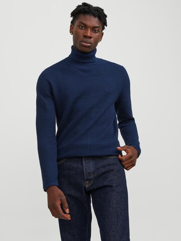 JACK & JONES Sweater 'MIGUEL' in Blue