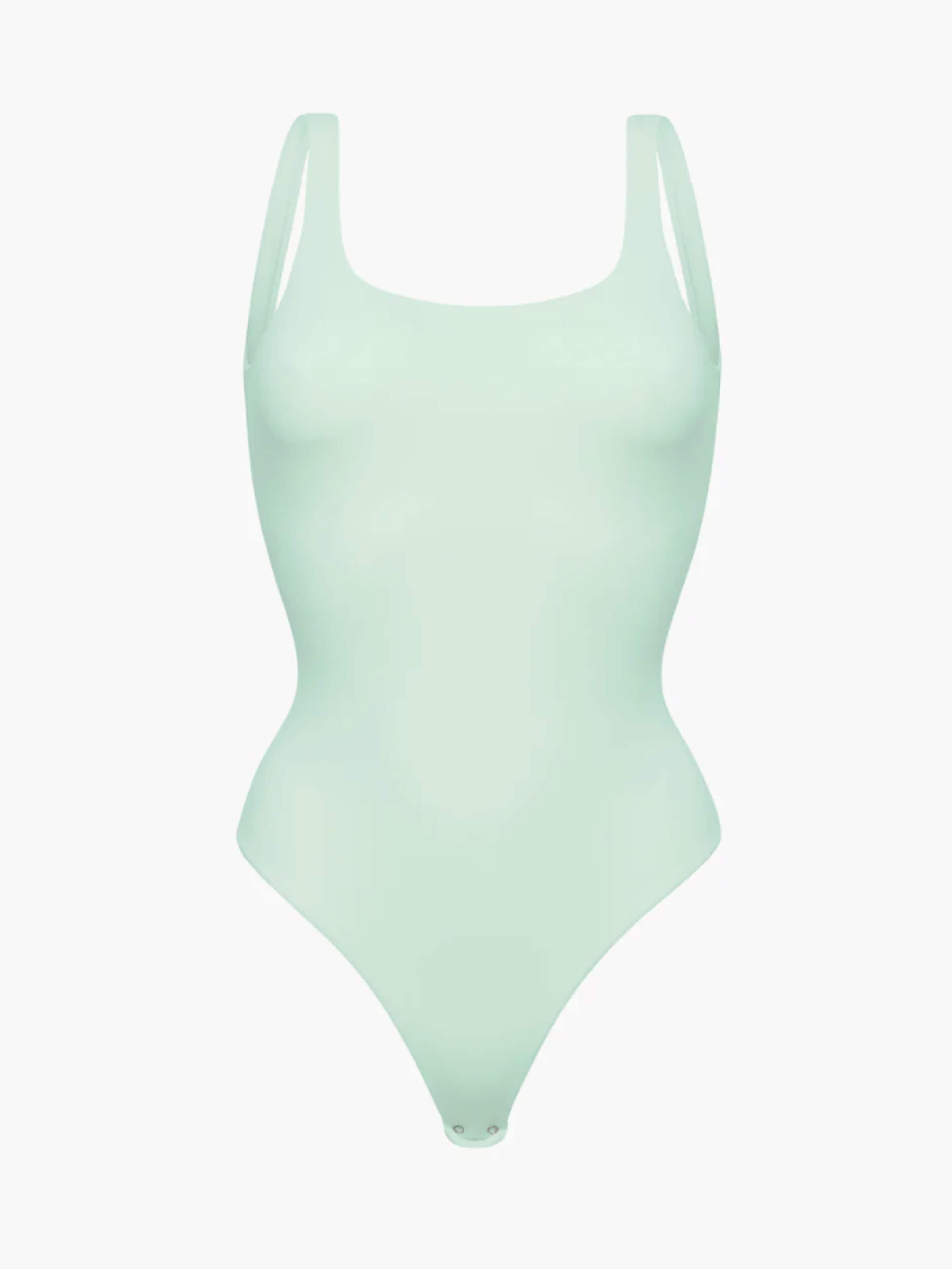 cfab (formerly creamy fabrics) Shapingbody 'Low Back - Body' i grön: framsida