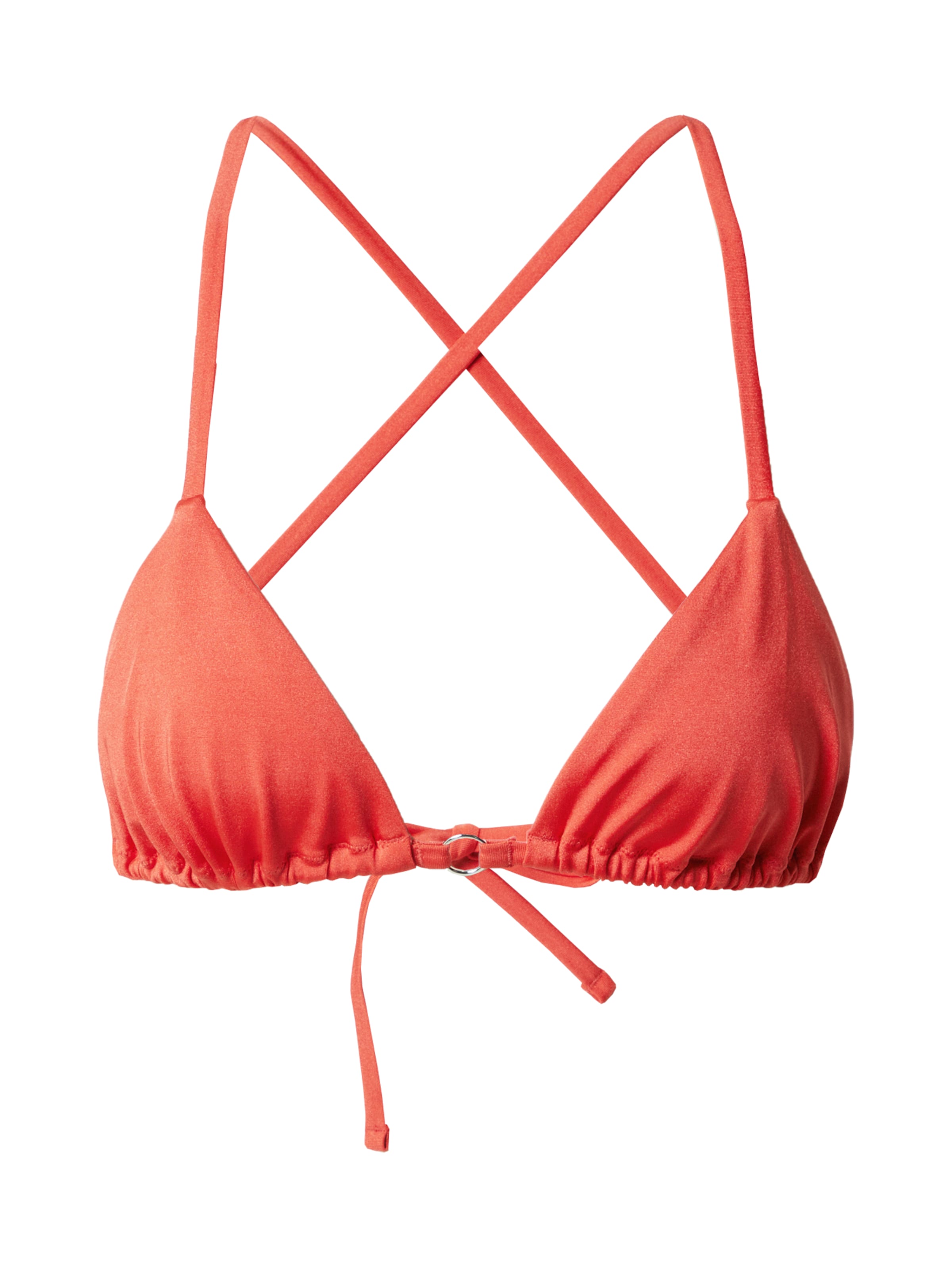 Triangle Hauts de bikini WEEKDAY en rouge : devant