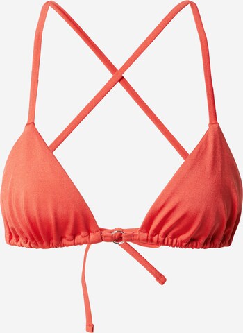 Triangle Hauts de bikini WEEKDAY en rouge : devant