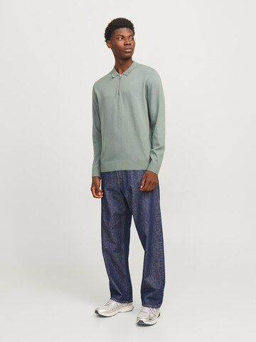 JACK & JONES Sweater 'JJEEmil' in Green