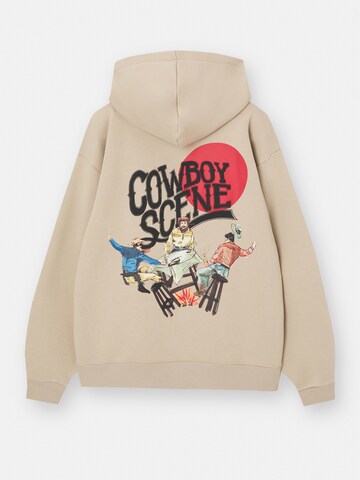 Pull&Bear Sweatshirt i beige