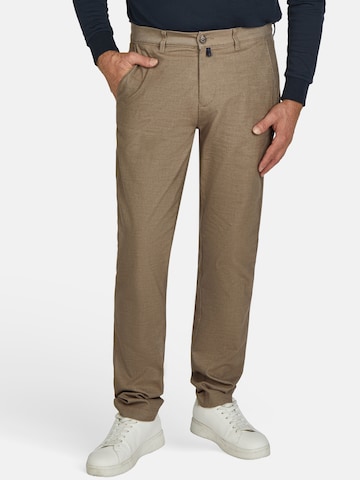 PIERRE CARDIN Regular Chino 'Colmar' in Bruin: voorkant