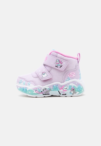 SKECHERS Сапоги 'PLAY SCENE-COZY THEME' в Лиловый: спереди