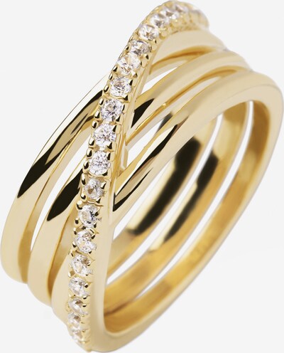 P D PAOLA Ring in de kleur Goud / Transparant, Productweergave