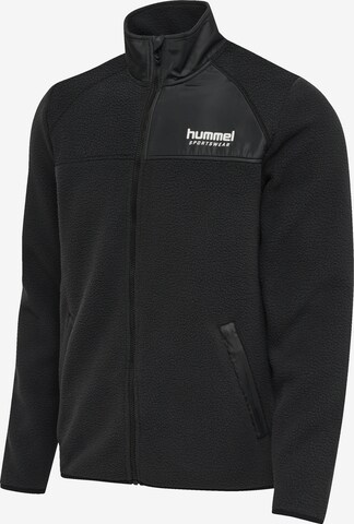 Hummel Fleece Jacket 'Charla' in Black: front