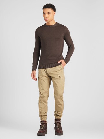 Bruun & Stengade Sweater 'Halfdan' in Brown