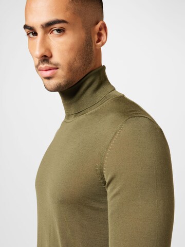 BOSS Sweater 'Musso' in Green