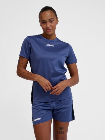 Hummel Performance shirt in Blue: front