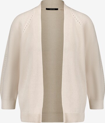 TAIFUN Knit Cardigan in Beige: front