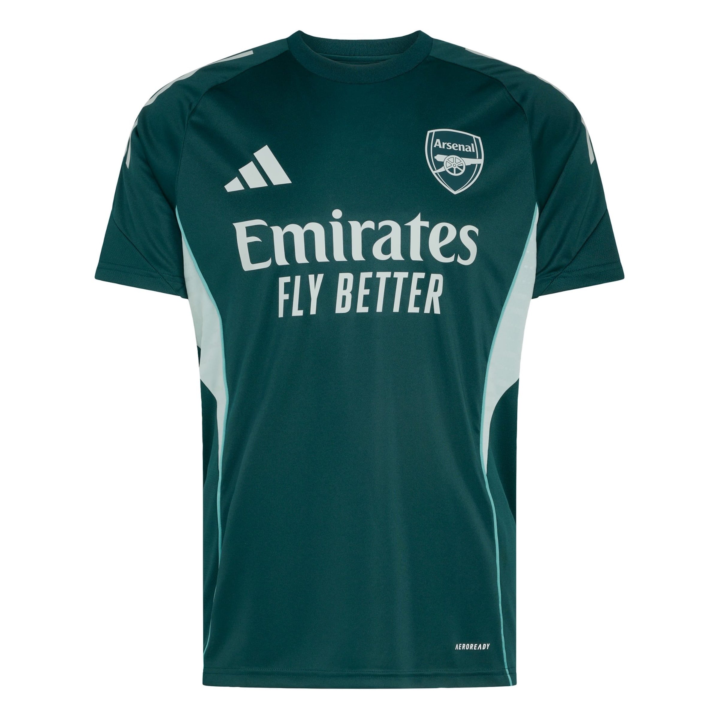 ADIDAS PERFORMANCE - Camiseta de fútbol 'Arsenal Tiro 25 Competition' en verde: frente