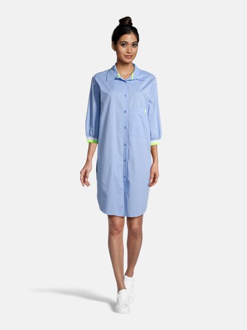 salzhaut Bluse 'Laag' in Blau: Vorderseite