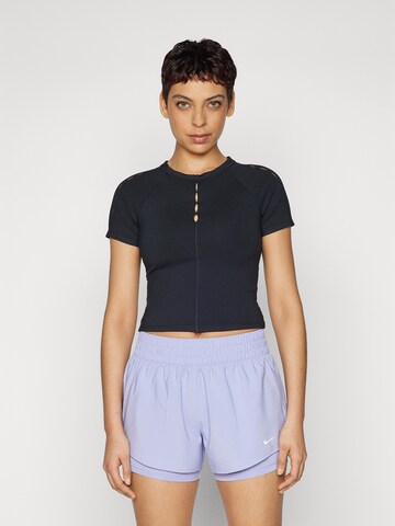 T-shirt fonctionnel 'ONE' NIKE en noir : devant