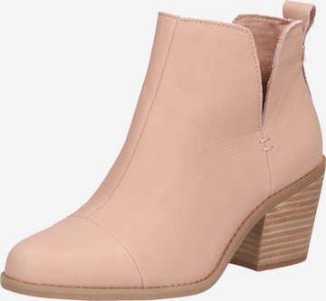 TOMS Ankle Boots 'EVERLY' in Pink: front