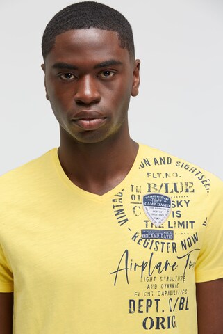 CAMP DAVID Shirt in Yellow
