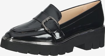 PETER KAISER Classic Flats in Black: front