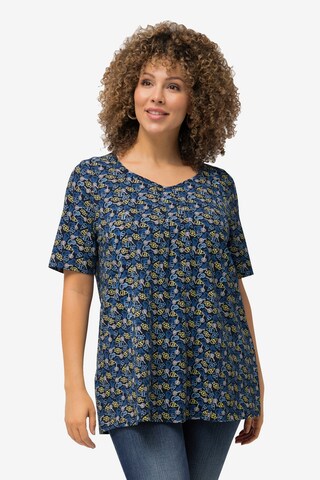 Ulla Popken Shirt in Blauw: voorkant