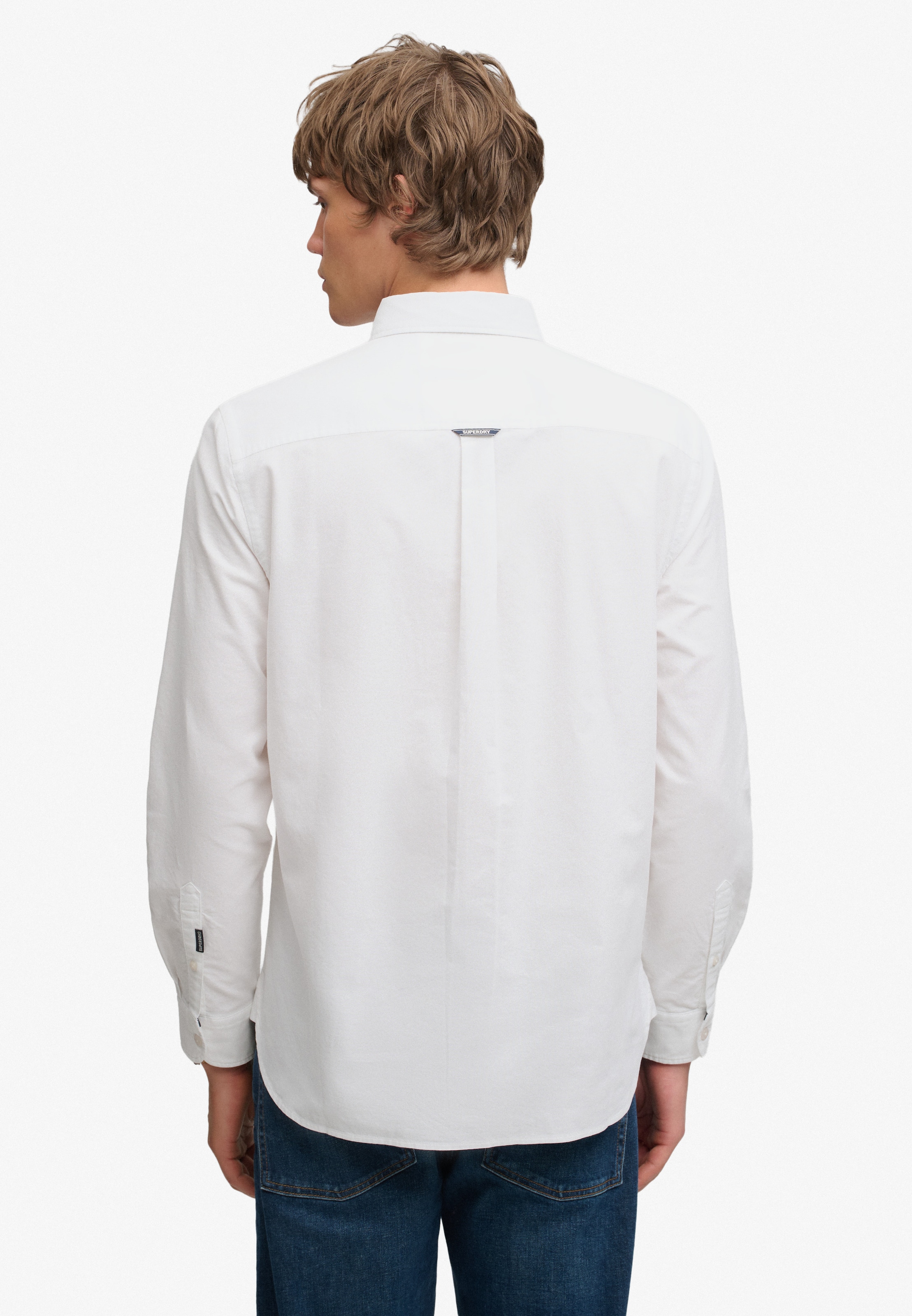 Superdry & Co Slim fit Overhemd in Wit