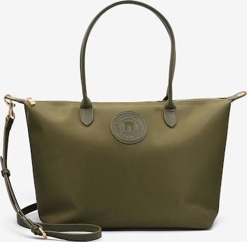 Ateliers Saint Germain Schultertasche 'Etretat' in Grün: Vorderseite