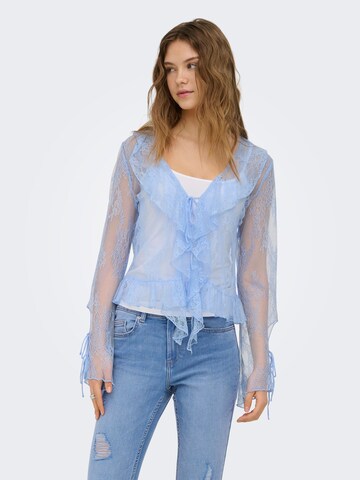 ONLY Blouse 'ONLCalibea' in Blauw: voorkant