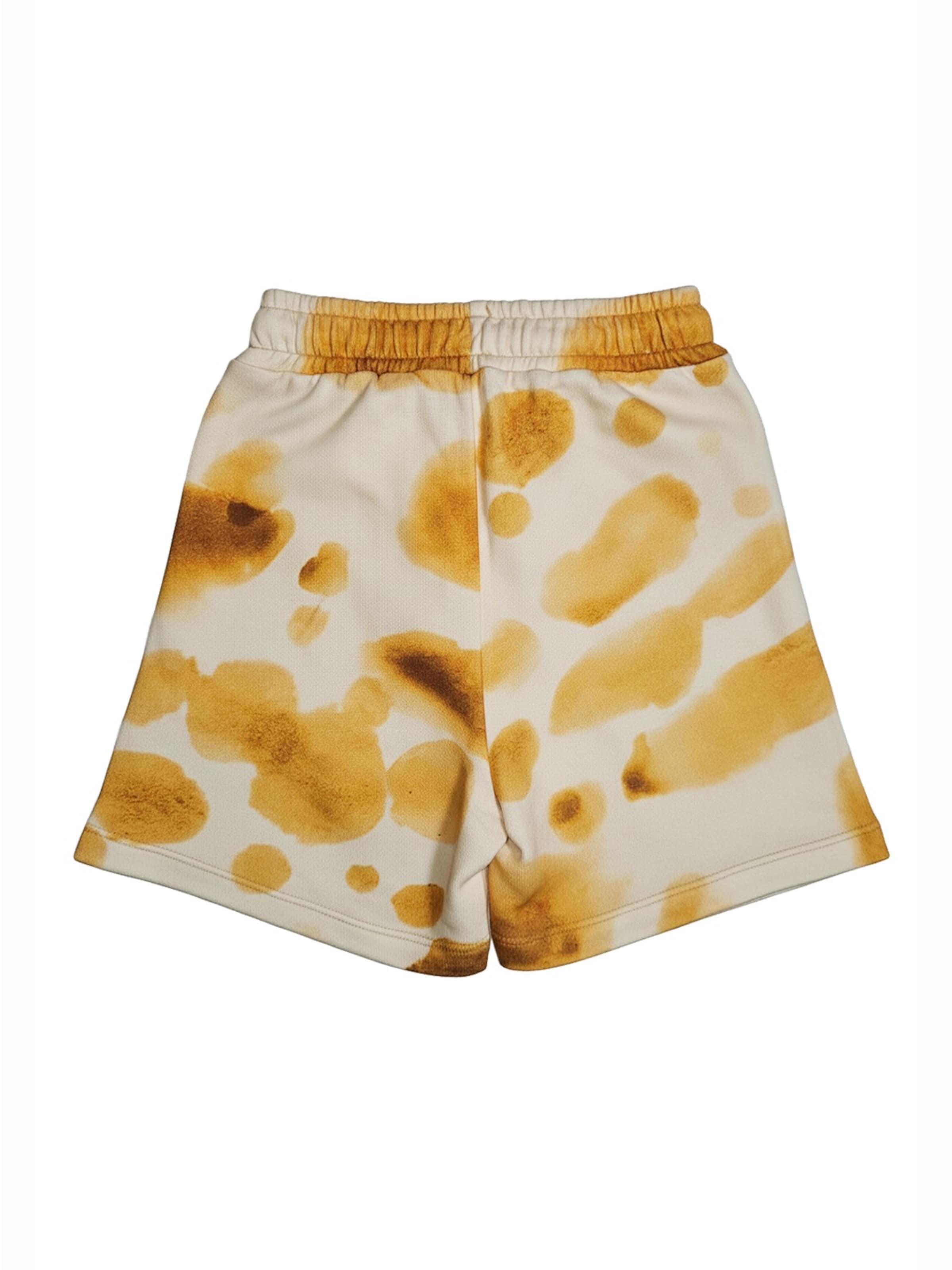 Regular Pantalon 'Bermuda felpa crema per bambino' MSGM en beige