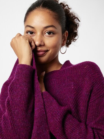 MORE & MORE Knit cardigan in Purple