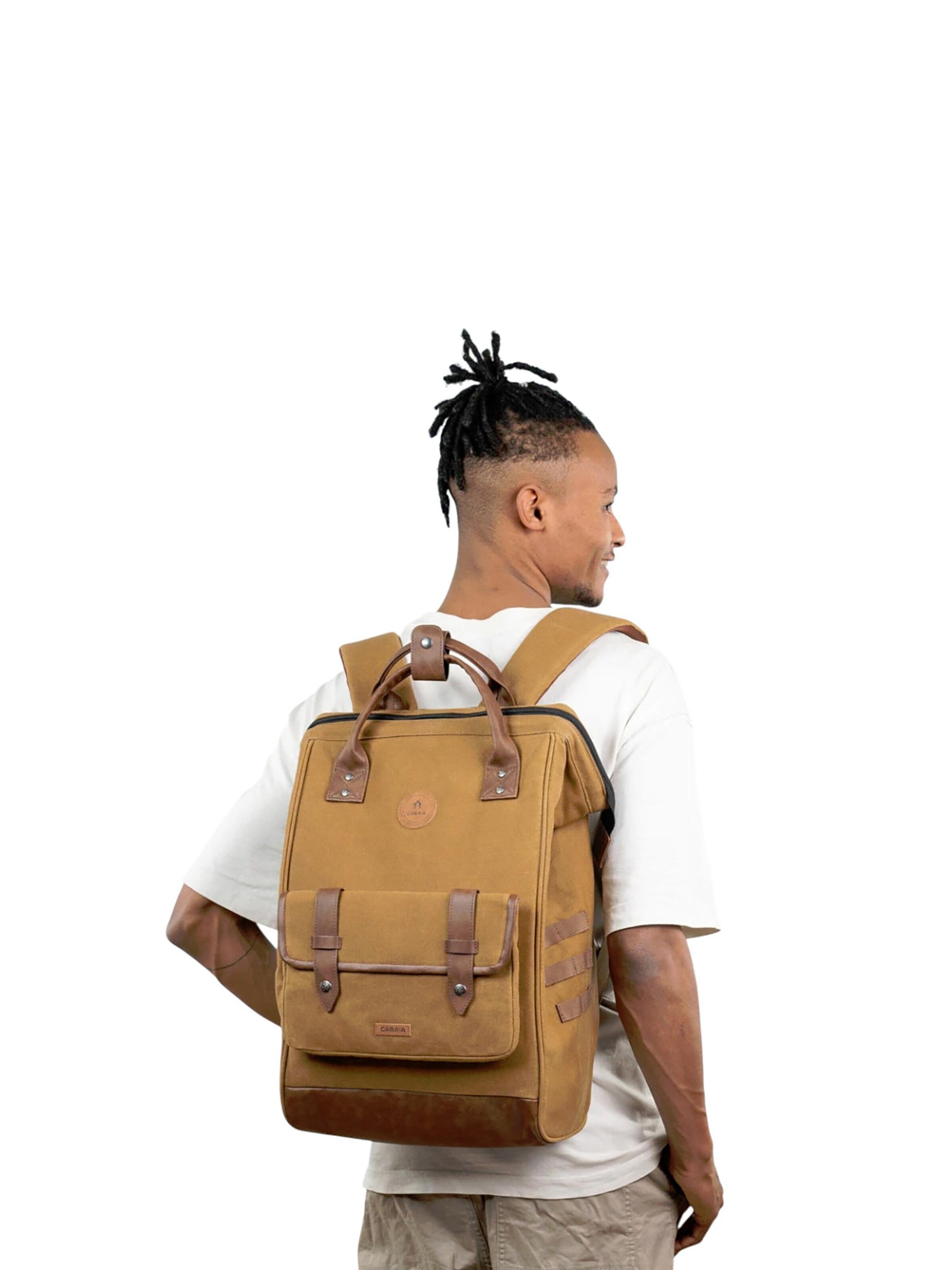 Cabaia Rucksack 'Colombo L'‌‌‌‌‌‌‌ in Braun: Vorderseite