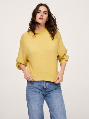 Pull-over 'Humma' MANGO en jaune : devant