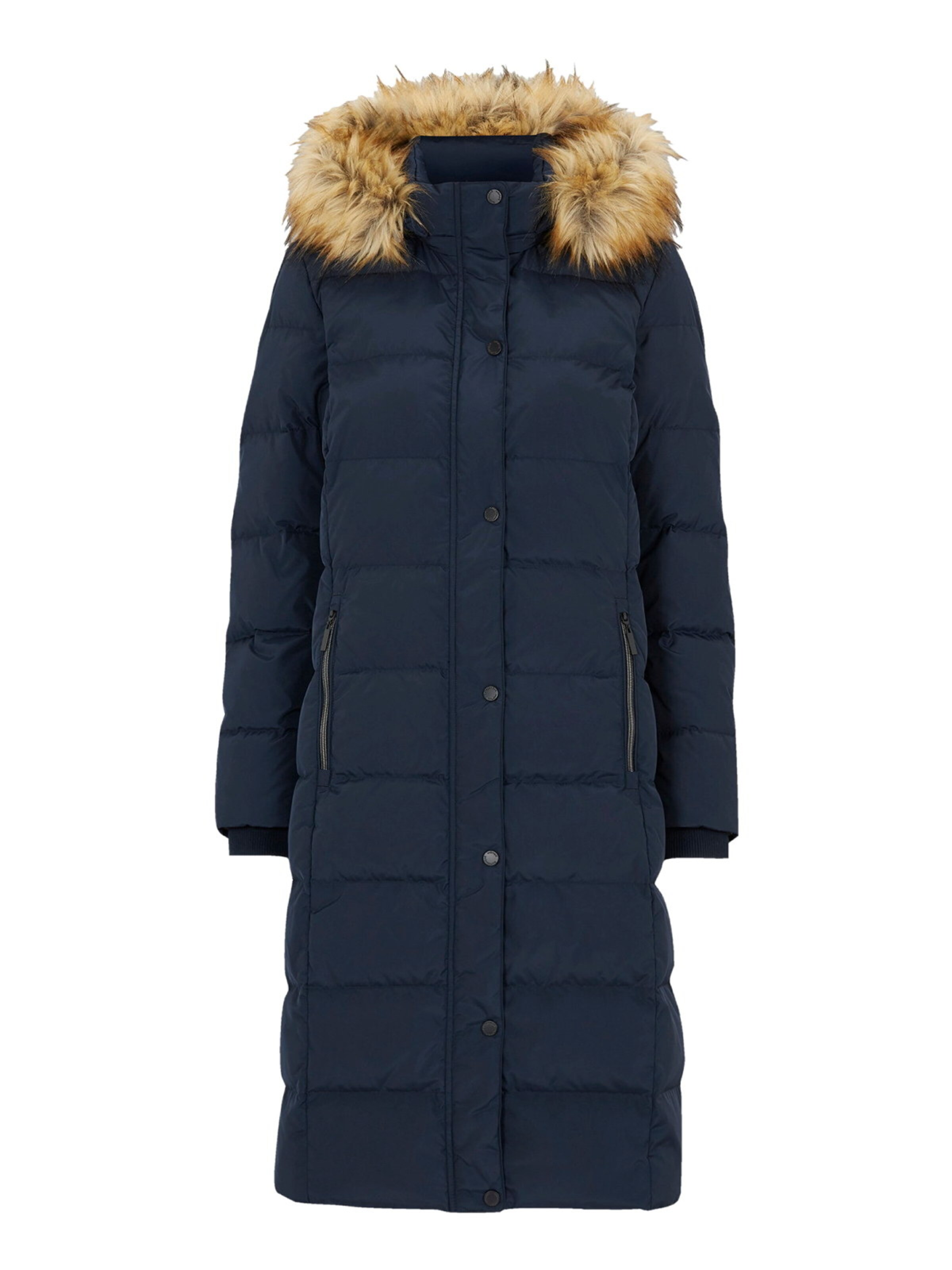 Cellbes of Sweden Wintermantel in de kleur Marine, Productweergave