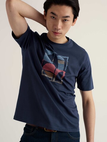 Seasalt Cornwall - Camisa 'Midwatch' em azul: frente