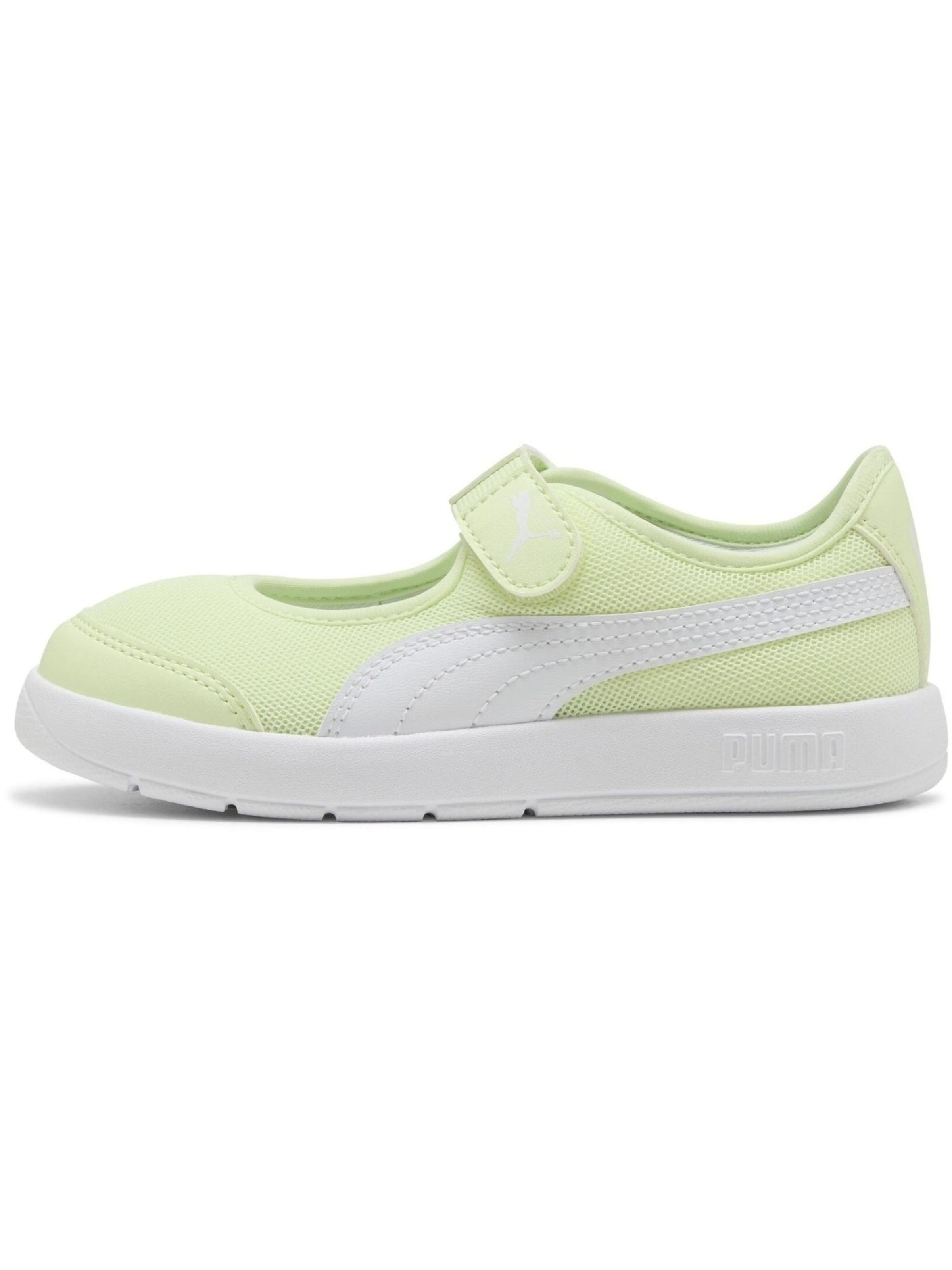 Scarpa sportiva 'Puma Courtflex V3' di PUMA in verde: frontale