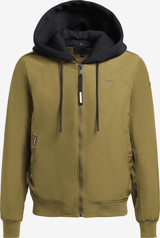 khujo Between-Season Jacket 'Persee 3' in Green: front