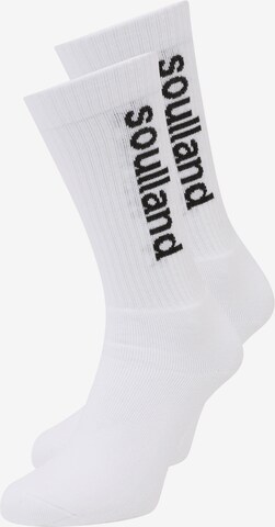 Soulland Socks 'Jordan' in White: front