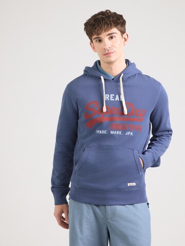 Superdry & Co Суичър 'ECLIPSE' в синьо: отпред