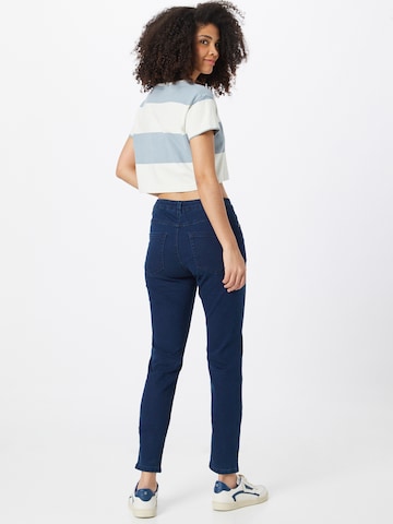 Coupe slim Jean 'Vicky' Kaffe en bleu