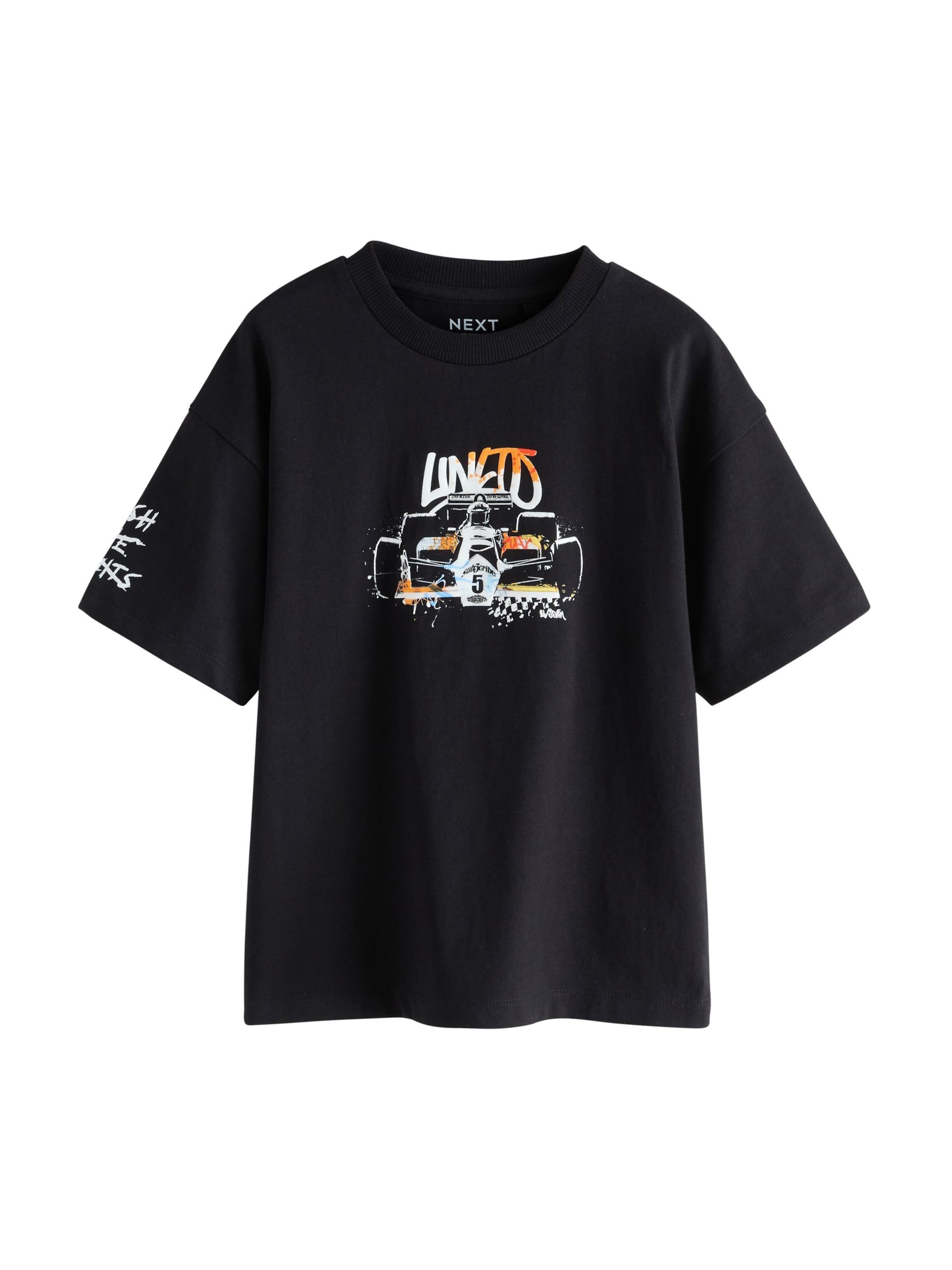 Next - Camiseta en negro: frente