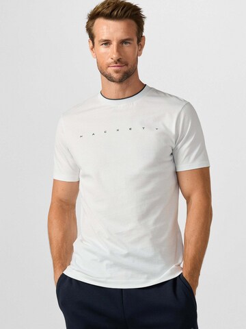 Maglietta di Hackett London in bianco: frontale