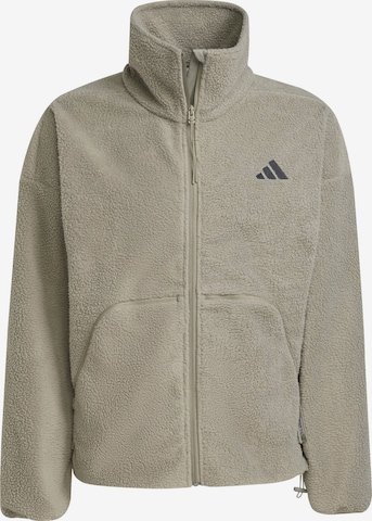Veste en polaire fonctionnelle ADIDAS SPORTSWEAR en vert : devant